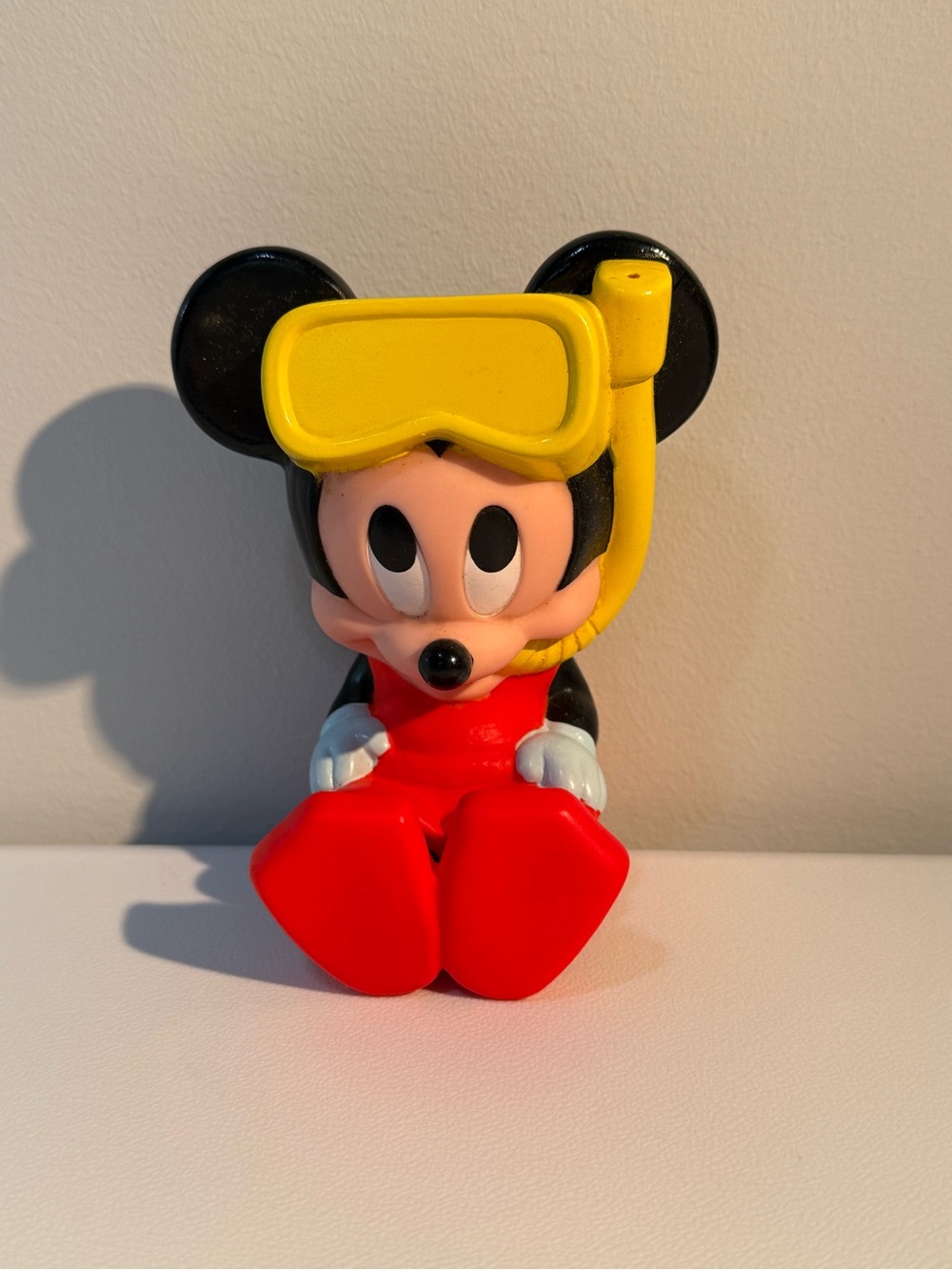 VTG Super Rare 1991 Mattel "Baby Scuba Mickey Mouse" Bath Toy Squirts
